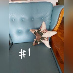 Upcycled Star Cushion